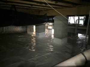 Moisture free crawlspaces