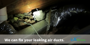 fix leaking air ducts